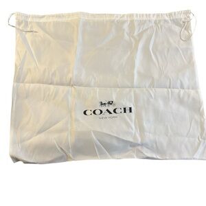 Coach Dust Bag For Handbag Storage 19.5 Inches X 23Inches  Drawstring Travel